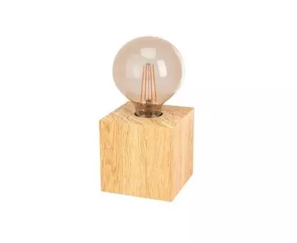 Настольная лампа PRESTWICK 2 1x40W(E27), дерево, коричневый, 43733
