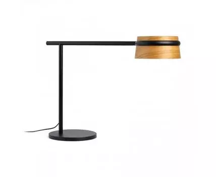 Настольная лампа с зажимом Loop черная