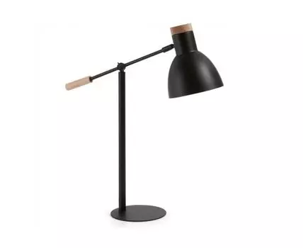 Настольная лампа Scarlett (натуральный, черный, 15)