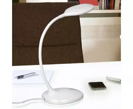 Настольная лампа Scoop LED белая