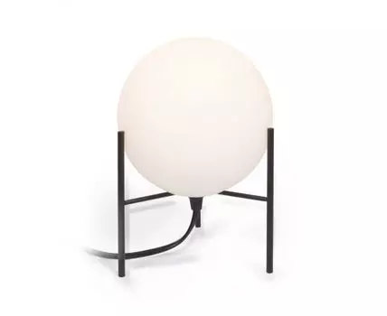 Настольная лампа Seina из стали с черной отделкой