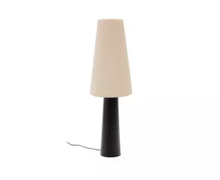 Настольная лампа Senni с металлическим основанием, окрашенным в черный цвет