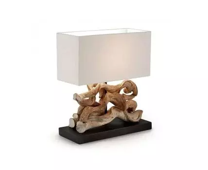 Настольная лампа Temoc (белый, натуральный, 15)