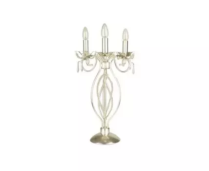 Настольная лампа Валенсия (серебристый)