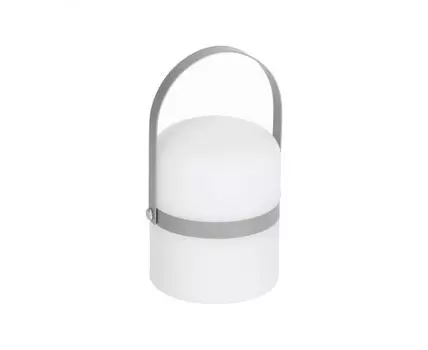 Настольная переносная мини-лампа Lame светло-серая