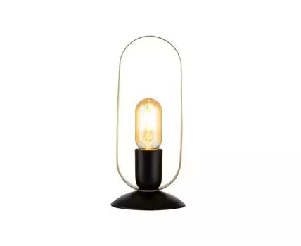 Настольный светильник (черный, золотистый)
