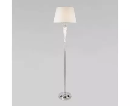 Настольный светильник с тканевым абажуром 01105/1 белый