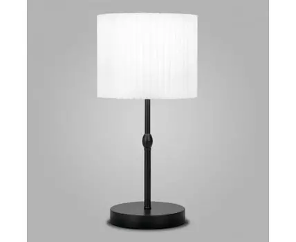 Настольный светильник с тканевым абажуром 01162/1 черный