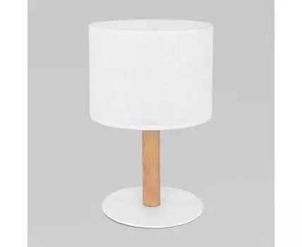Настольный светильник с тканевым абажуром 5217 Deva White