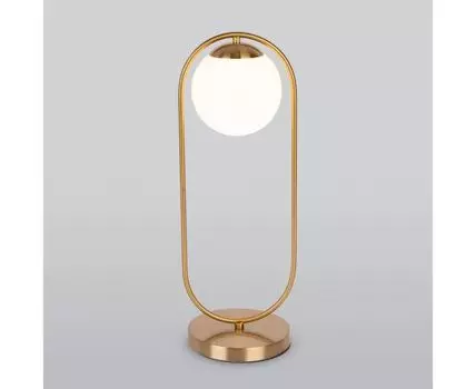 Настольный светильник со стеклянным плафоном 01138/1 золото