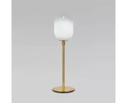 Настольный светильник со стеклянным плафоном 01161/1 латунь