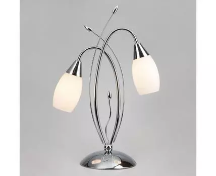 Настольный светильник со стеклянными плафонами 22080/2T хром