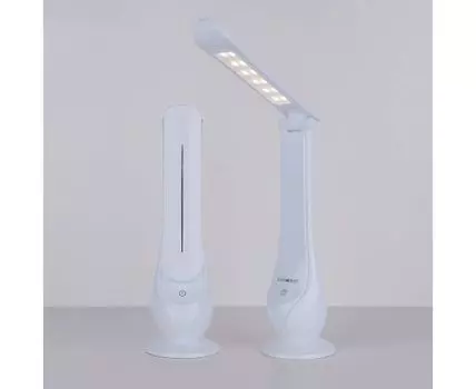 Настольный светодиодный светильник с сенсорным управлением Orbit белый (TL90420)