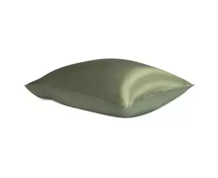 Наволочка из натурального шелка мятного цвета