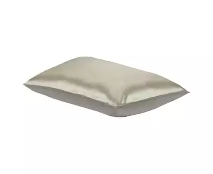 Наволочка из натурального шелка светло