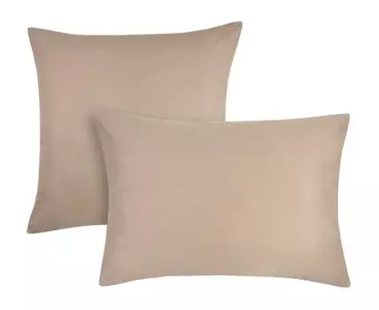 Наволочка Моноспейс бежевый (Бежевый)