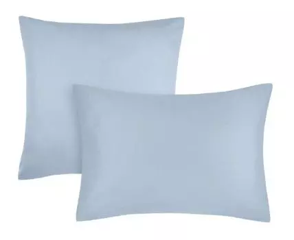 Наволочка Моноспейс серо-голубой (Серый)