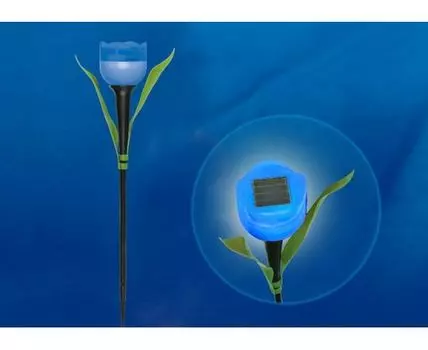 Наземный низкий светильник Uniel Tulip USL-C-454/PT305 BLUE TULIP
