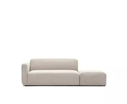 Neom 2-х местный диван со задним модулем бежевого цвета 244 см