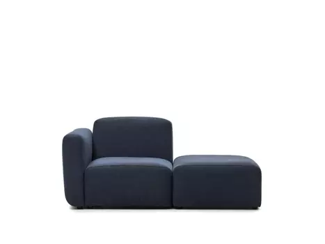 Neom Одноместный диван с задним модулем синего цвета 169 см