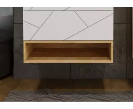 Ниша для тумбы КРИСТАЛЛ 80 Дуб бунратти