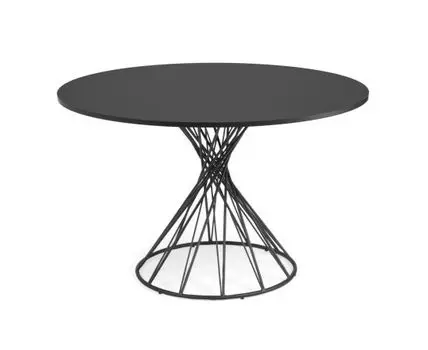 Niut круглый обеденный стол 120 черный