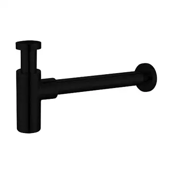 Нижний сифон HAIBA HB80-7 ( колено) черный