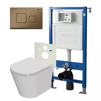 Нов.арт PN48357BB PN45120(нов.PN45122)+Клавиша Афина бронза брашир PN44041BB+Унитаз Виктория PN41061