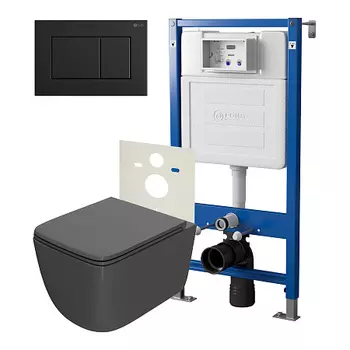 Нов.арт PN48384BM PN45120(нов.PN45122)+Клавиша чер матPN44081BM+Унитаз Меркурий графит PN41831GM