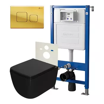 Нов.арт PN48401G PN45120(нов.PN45122)+Клавиша Афина золотоPN44041G+Унитаз Меркурий чёр матPN41831BM