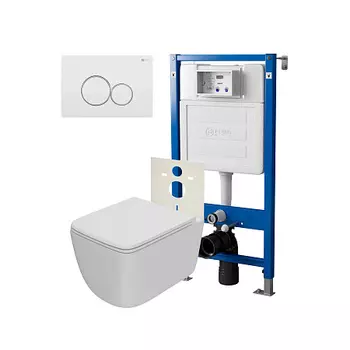 Нов.арт PN48512WC PN45120(нов.PN45122)+Клавиша Виктория бел/хром PN44061WC+Унитаз Меркурий PN41831WM