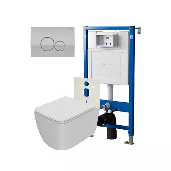 Нов.арт PN48514SC PN45120(нов.PN45122)+Клавиша Виктория сатин/хромPN44061SC+Унитаз МеркурийPN41831WM