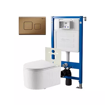 Нов.арт PN48567BB (45122 вместо 45120)+ Клавиша Афина бронза браш PN44041BB +Унитаз Деметра PN41121