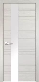 Новелла 1 Беленый дуб,стекло белое Беленый дуб Verda