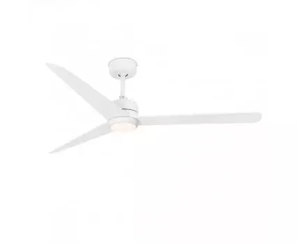 NU LED Потолочный вентилятор с освещением, белый 1320MM 3 ЛОПАСТИ 18W 3000K