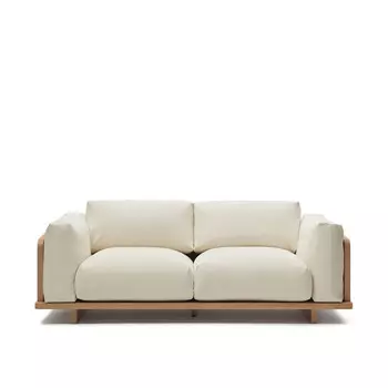 Oaq Трехместный диван бежевого цвета 225 см