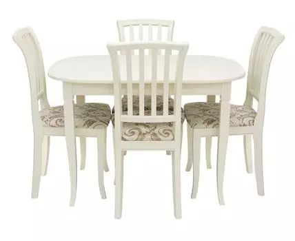 Обеденная группа для столовой и гостиной Арист (На 4 персоны, Бежевый)