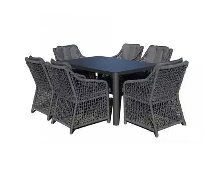 Обеденная группа LUCCA (темно-серый, серый)