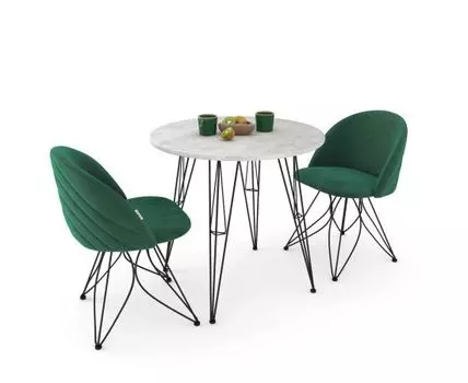 Обеденная группа SHT-DS144 (белый, зеленый, 182)