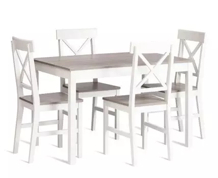 Обеденный комплект Хадсон (стол + 4 стула)