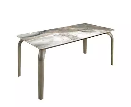 Обеденный стол 1142/DT-19075) из керамики в мраморной отделке