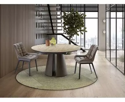 Обеденный стол Samara - травертин/коричневый