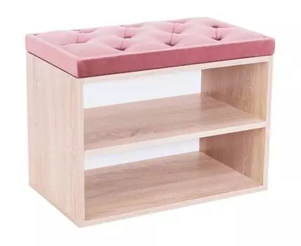 Обувница Маджита мини 1 (Низкие, Глубокие, Открытые, Светлое дерево, 60)