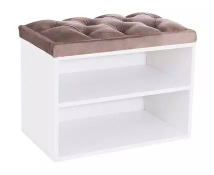 Обувница Маджита мини 1 (Низкие, Глубокие, Открытые, Белый, 60)