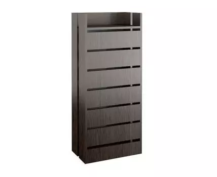 Обувница Стелла О (104, 27, Шкафы для обуви, венге, 45)