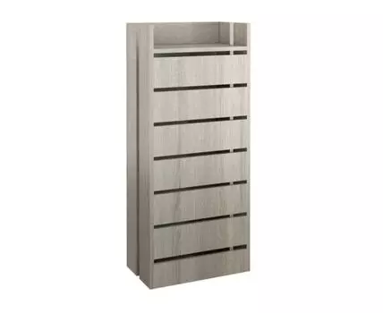 Обувница Стелла О (104, 27, Шкафы для обуви, Светлое дерево, 45)