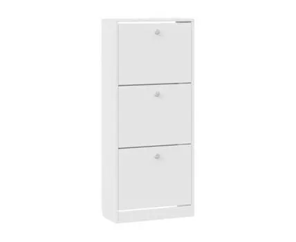 Обувница Тетра 3 (117, 23, Шкафы для обуви, Белый, 50)