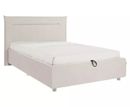 Односпальная кровать Альба ПМ (89,5 / 105, 214, С дном короба для белья, Односпальные, Полутороспальные, Бежевый, 116 / 189)