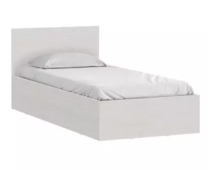 Односпальная кровать Дублин (78, 203, 90х200 см, Жесткие, Светлое дерево, 93)