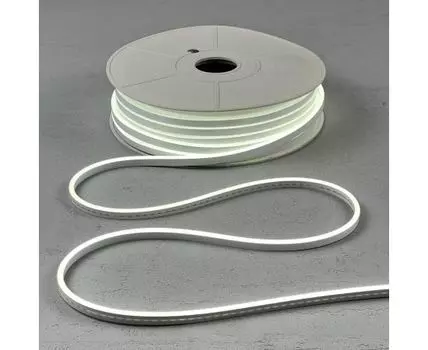 Односторонний Гибкий Неон 8х16мм Белый 12В, IP65 LTC FR-23512